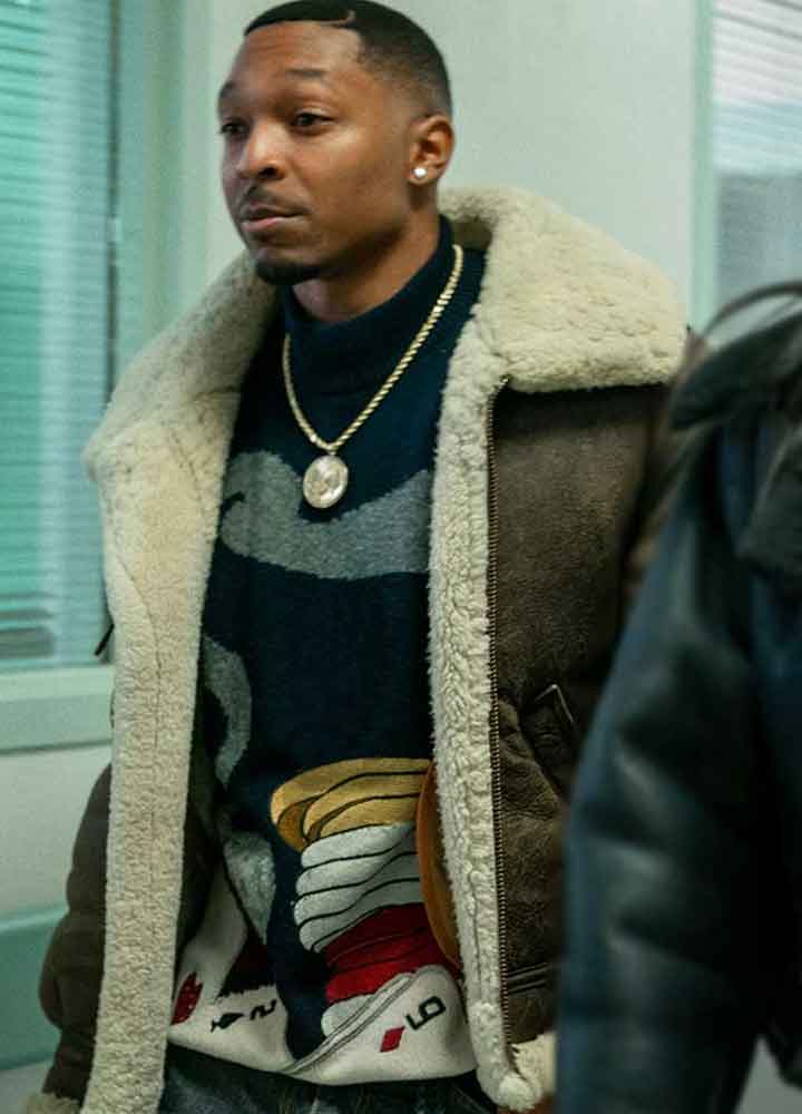 POWER BOOK III: RAISING KANAN (LOU-LOU) MALCOLM M. MAYS LEATHER JACKET
