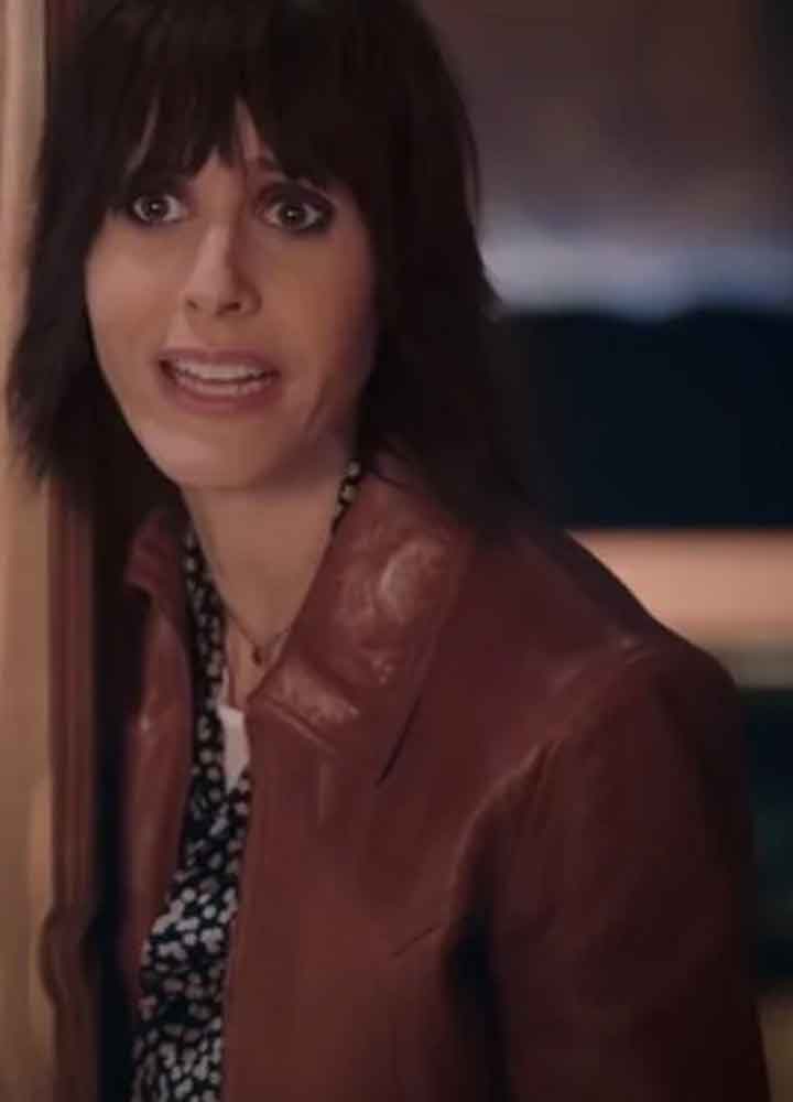 THE L WORD GENERATION Q (SHANE MCCUTCHEON) KATHERINE MOENNIG LEATHER JACKET