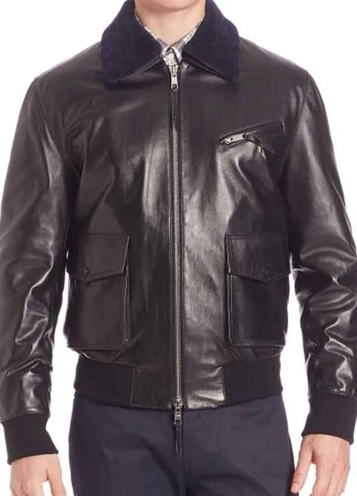 THE WEEKND STARBOY (DAFT PUNK) BLACK LEATHER JACKET
