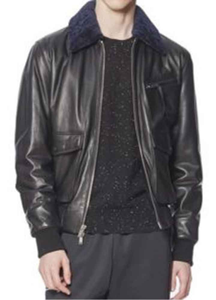 THE WEEKND STARBOY (DAFT PUNK) BLACK LEATHER JACKET