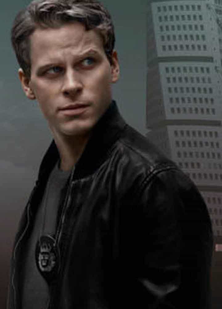 YOUNG WALLANDER (KURT WALLANDER) ADAM PÅLSSON BLACK JACKET