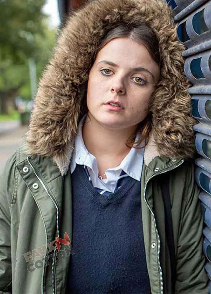 In My Skin (Bethan Gwyndaff) Gabrielle Creevy Green Cotton Jacket