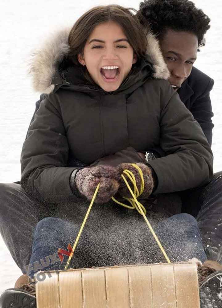 Let It Snow (Julie) Isabela Merced Black Cotton Jacket