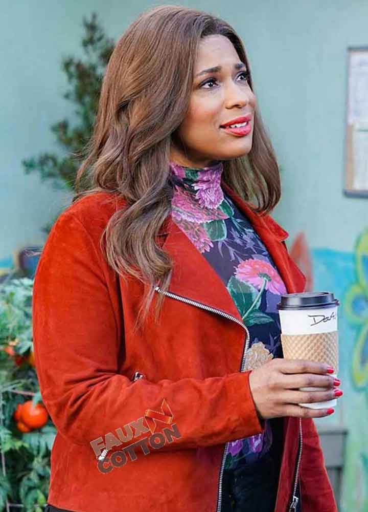 Single Parents (Poppy Banks) Kimrie Lewis Leather Jacket