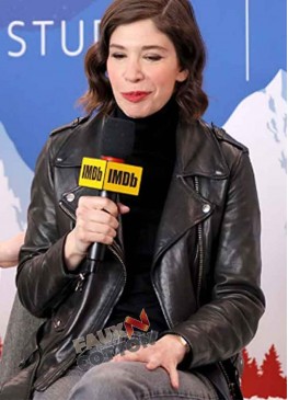 The Nowhere Inn (Carrie Brownstein) Black Leather Jacket