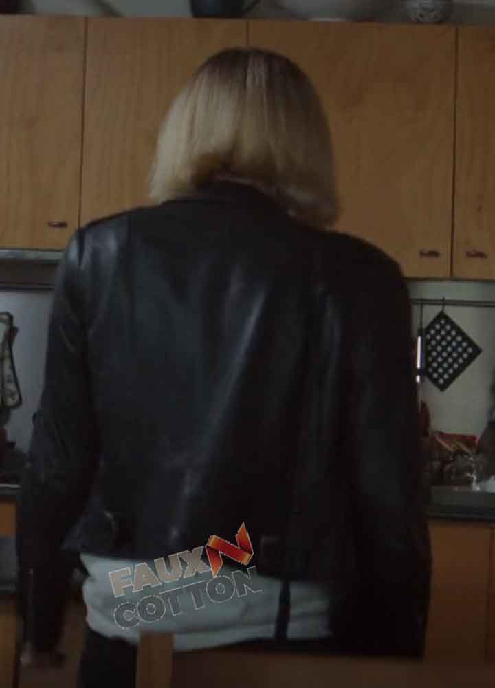 CLICKBAIT (PIA BREWER) ZOE KAZAN BLACK LEATHER JACKET CLICKBAIT (PIA BREWER) ZOE KAZAN BLACK LEATHER JACKET