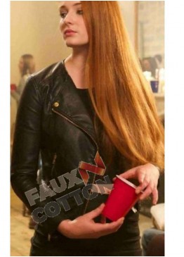 Barely Lethal Sophie Turner (Heather) Black Leather Jacket