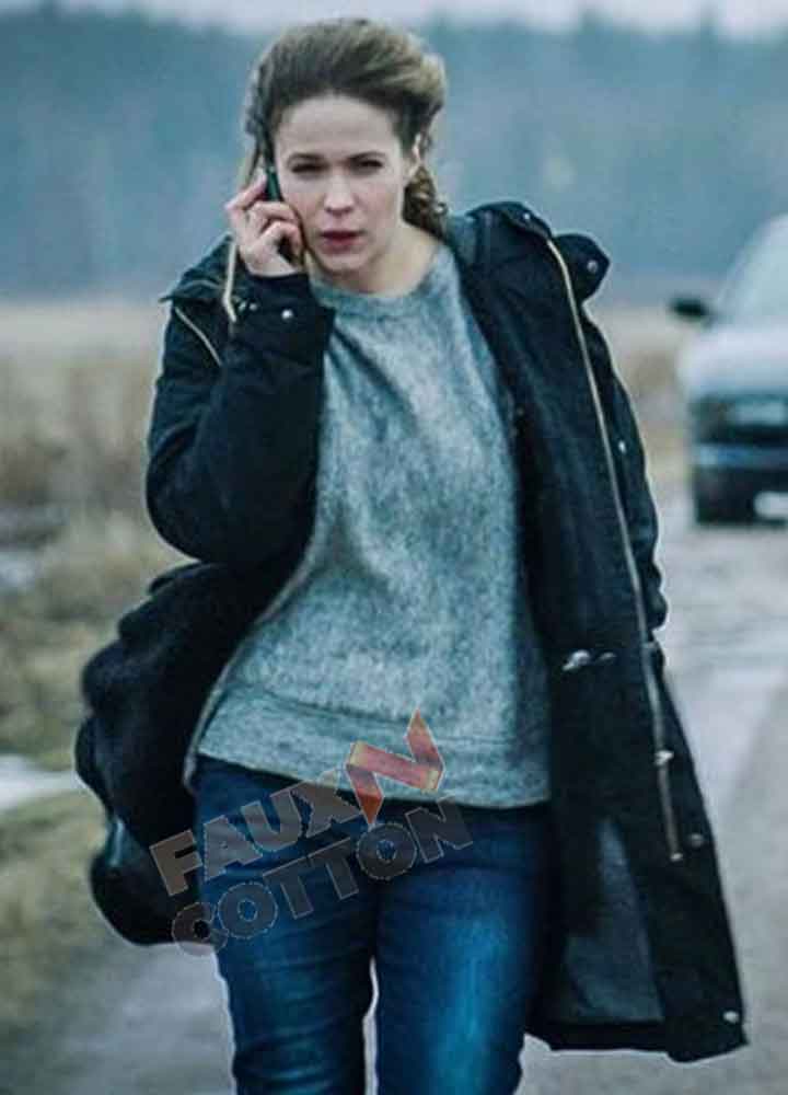 Deadwind Pihla Viitala (Sofia Karppi) Black Cotton Hooded Coat