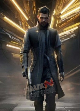 Deus Ex Mankind Divided Elias Toufexis (Adam Jensen) Black Coat