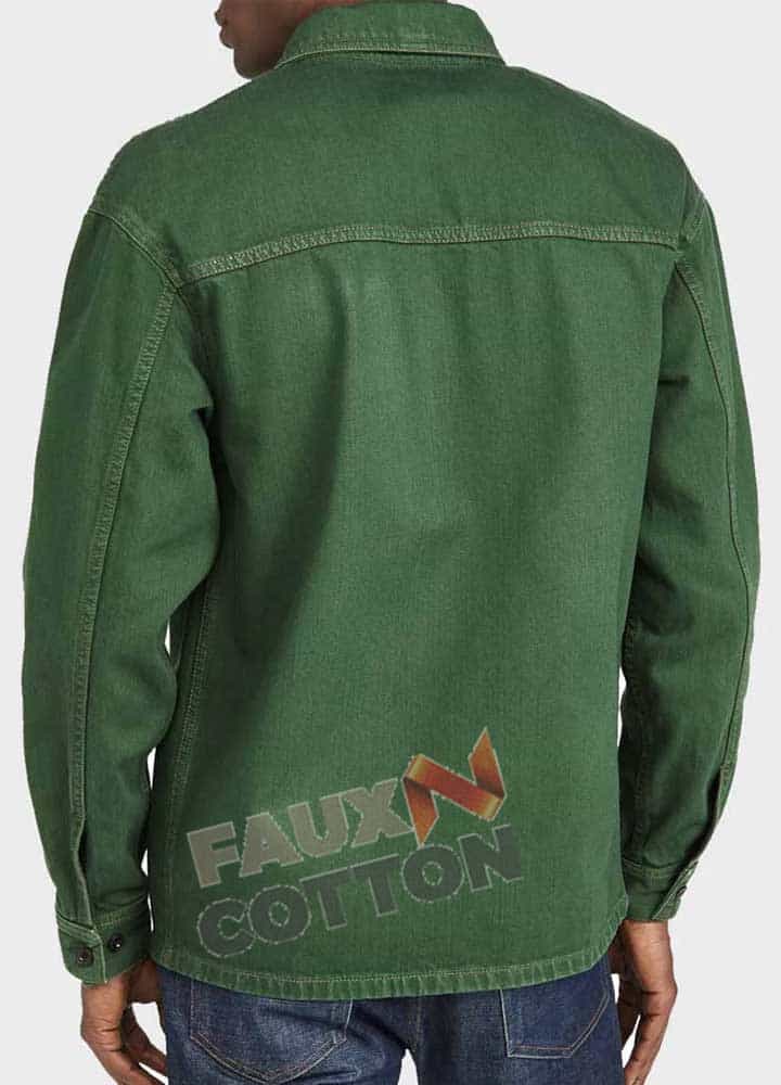 Emily in Paris (Gabriel) Lucas Bravo Green Cotton Jacket Emily in Paris (Gabriel) Lucas Bravo Green Cotton Jacket