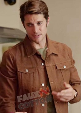 Emily in Paris Lucas Bravo (Gabriel) Brown Jacket