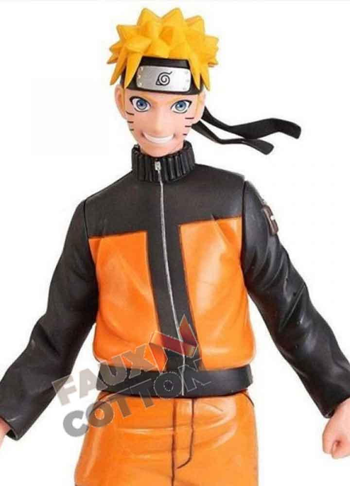 Naruto Shippuden Uzumaki Naruto Orange Cotton Jacket 