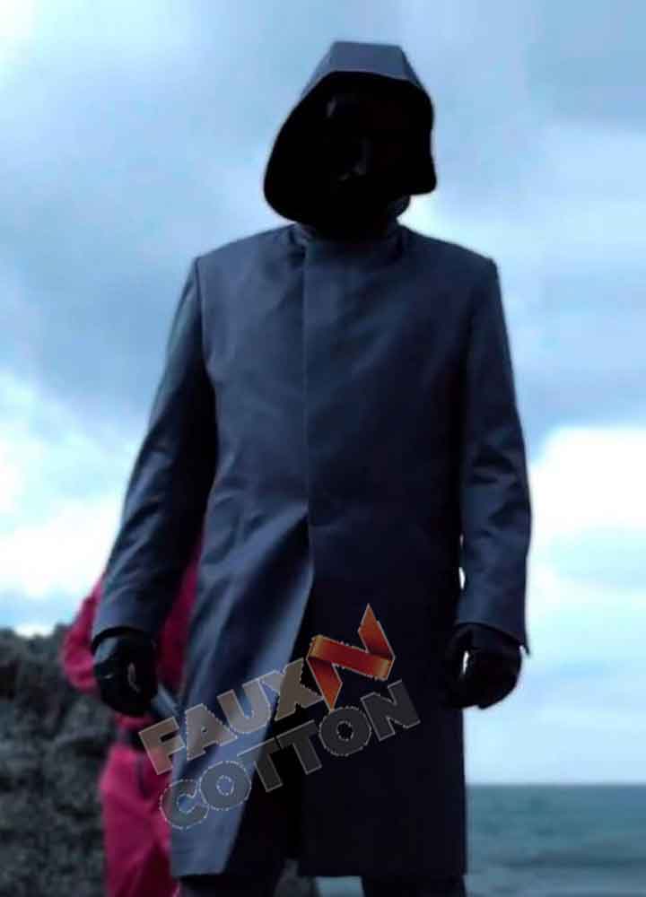 Squid Game (front Man) Lee Byung-Hun Costume Grey Coat