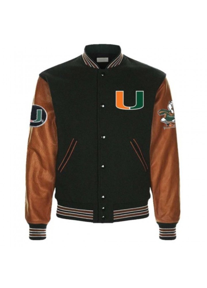 UNIVERSITY OF MIAMI HURRICANES VARSITY JACKET