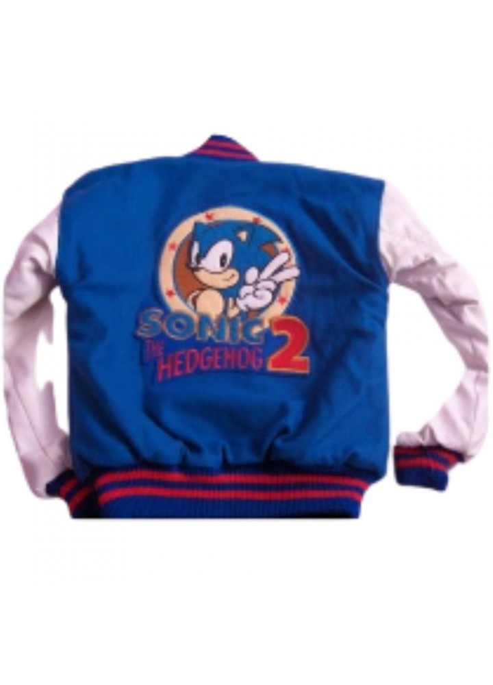 SONIC THE HEDGEHOG LETTERMAN JACKET SONIC THE HEDGEHOG LETTERMAN JACKET