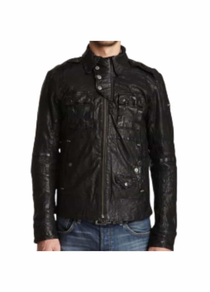 TEEN WOLF TYLER HOECHLIN BLACK LEATHER JACKET