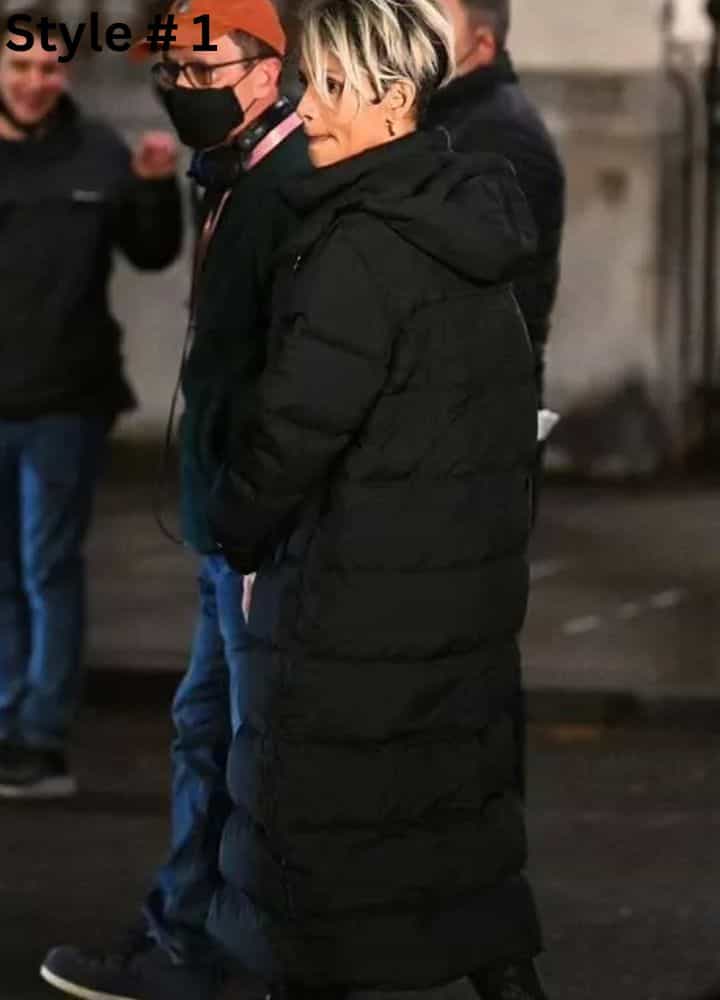The Union 2024 Roxanne Hall (Halle Berry) Hooded Coat The Union 2024 Roxanne Hall (Halle Berry) Hooded Coat