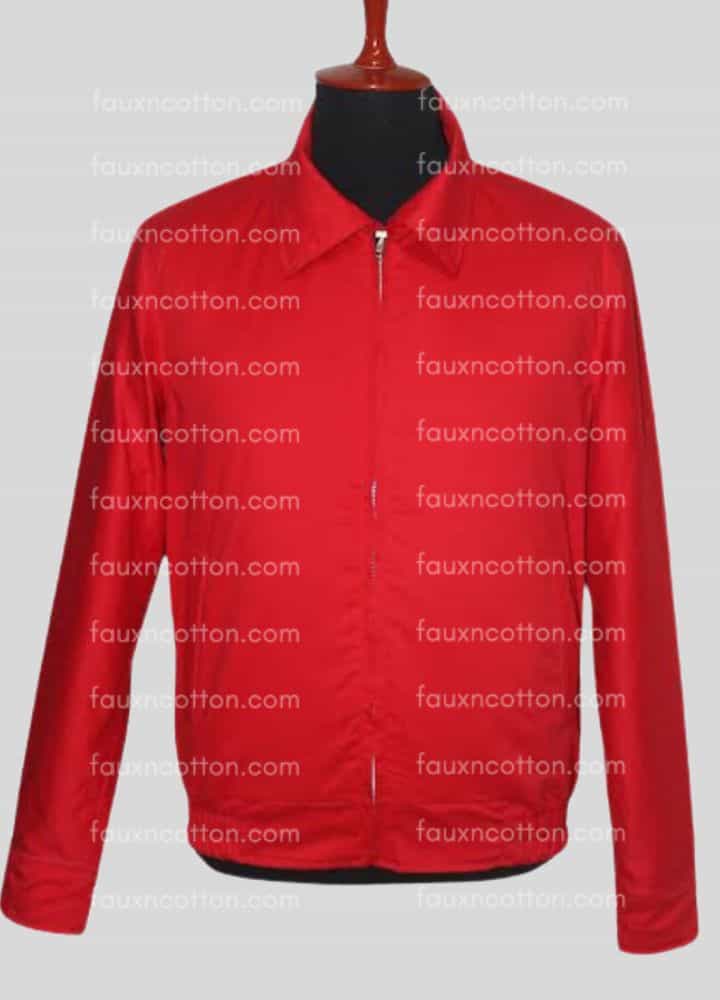 JAMES DEAN REBEL WITHOUT A CAUSE RED LEATHER JACKET JAMES DEAN REBEL WITHOUT A CAUSE RED LEATHER JACKET