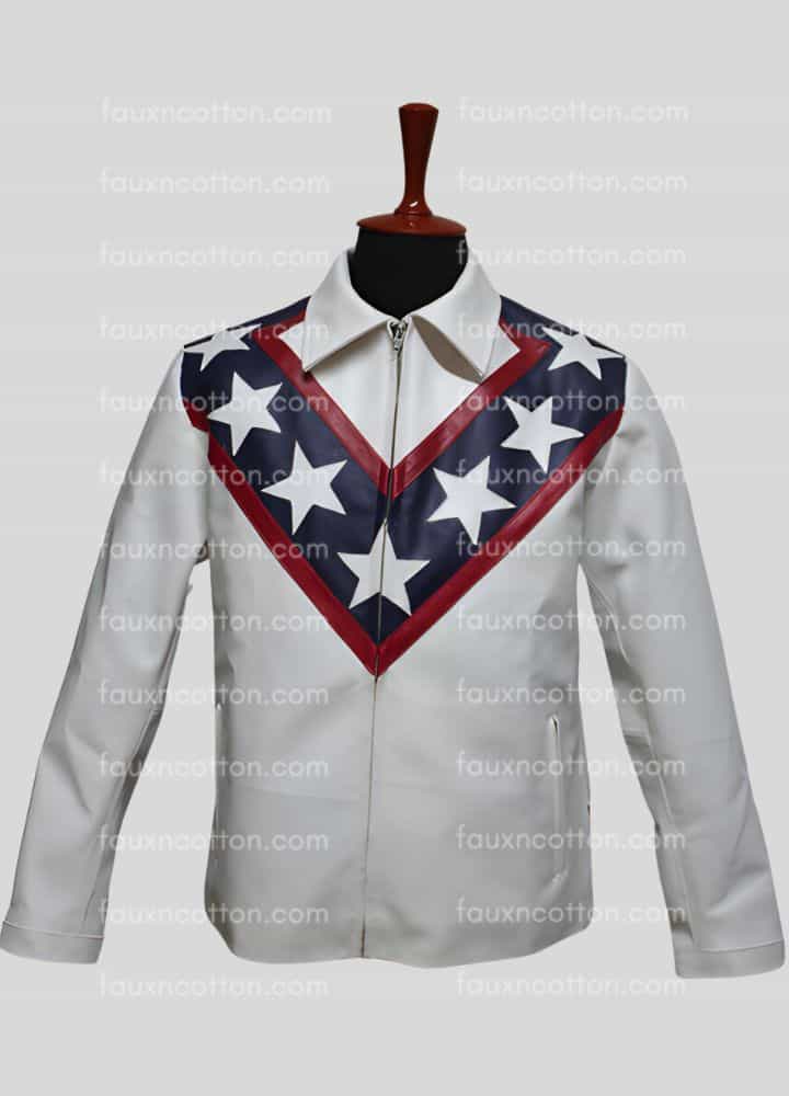 Mens Vintage Stunt Men Biker Leather Jacket 