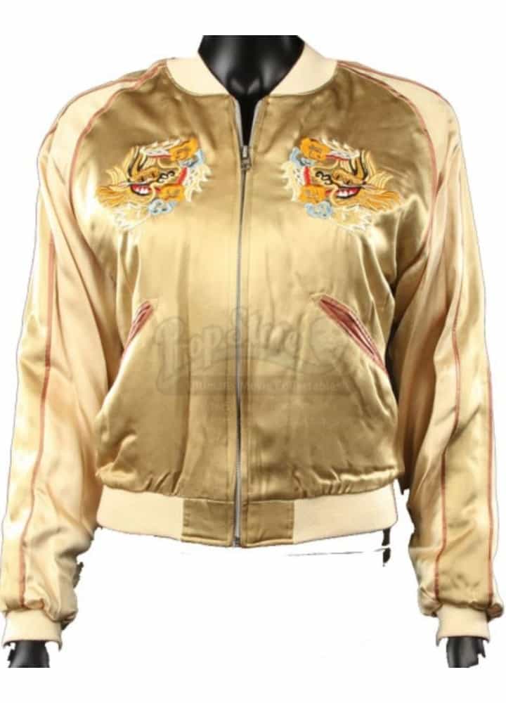 THE CRADLE OF LIFE LARA CROFT (ANGELINA JOLIE) BOMBER JACKET