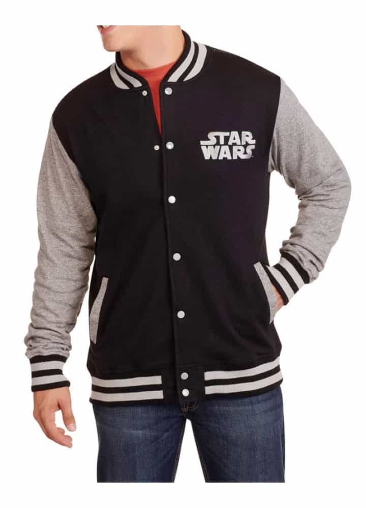 MEN'S STAR WARS FLEECE VARSITY JACKET