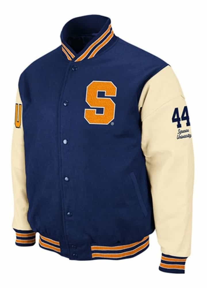 MEN'S SYRACUSE BLUE VARSITY WOOL JACKET