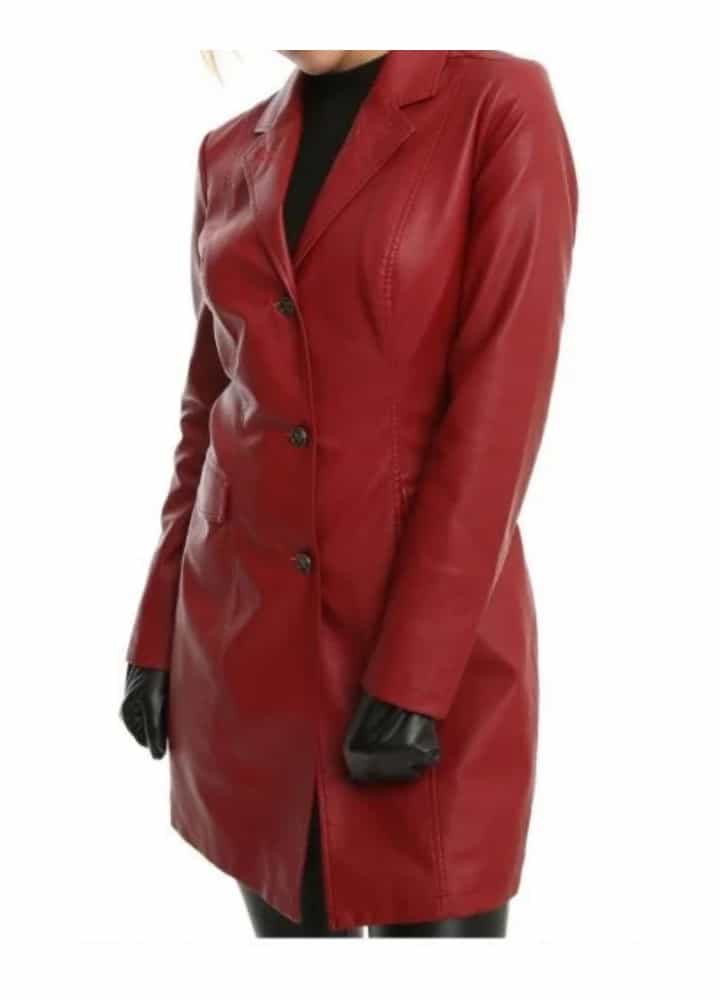 BUFFY THE VAMPIRE SLAYER (SARAH MICHELLE GELLAR) LEATHER TRENCH COAT