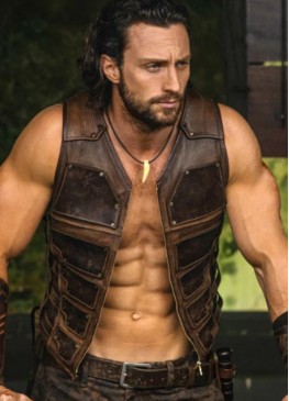 Kraven the Hunter (2024) Aaron Taylor Brown Vest