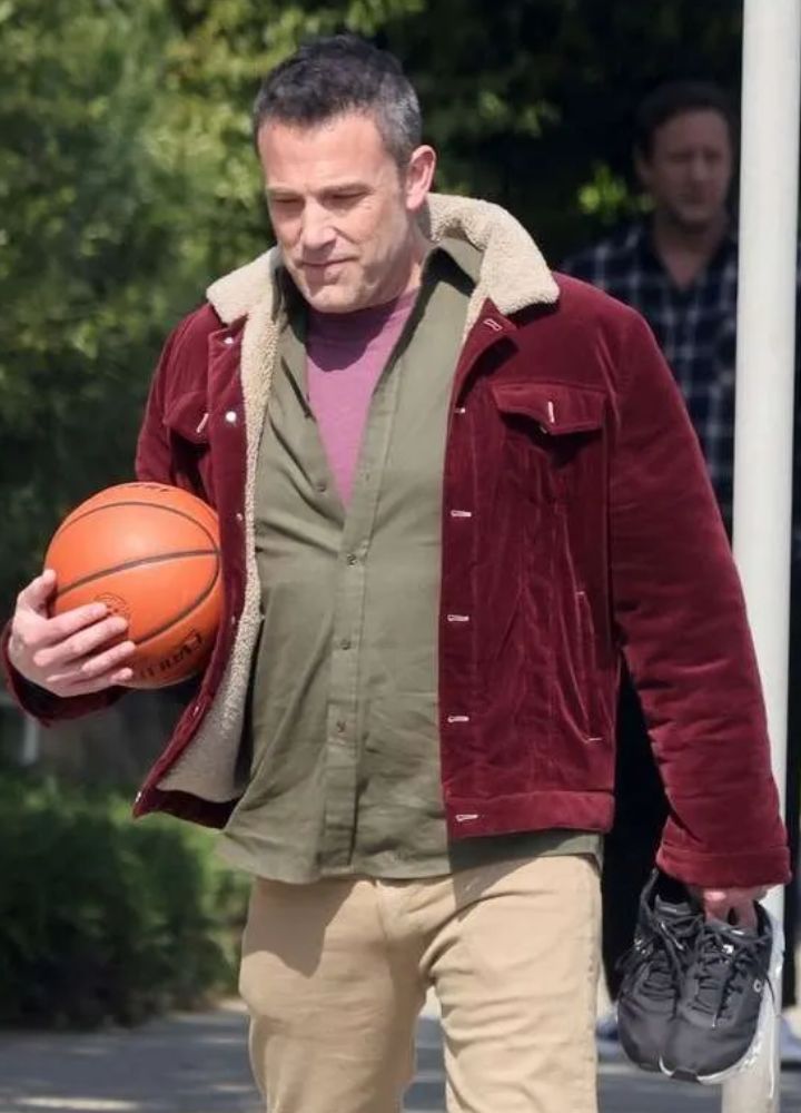 The Accountant 2 Ben Affleck Maroon Jacket The Accountant 2 Ben Affleck Maroon Jacket