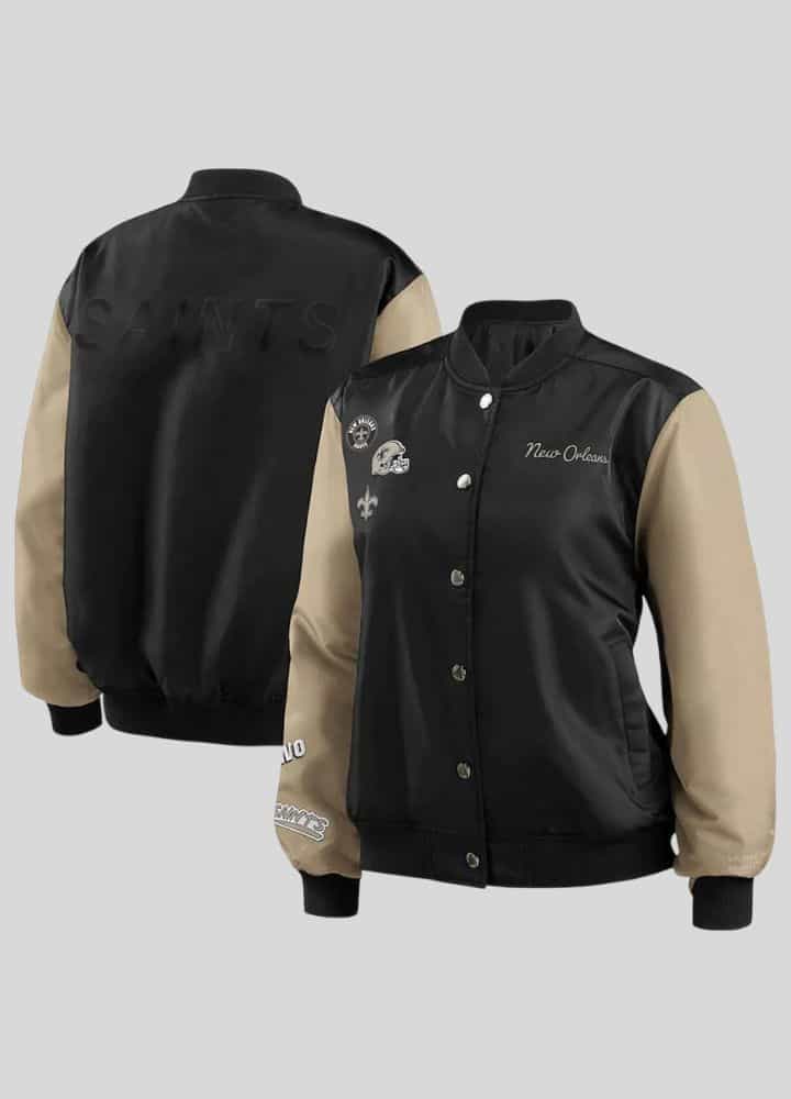 Erin Andrews New Orleans Saints Bomber Jacket