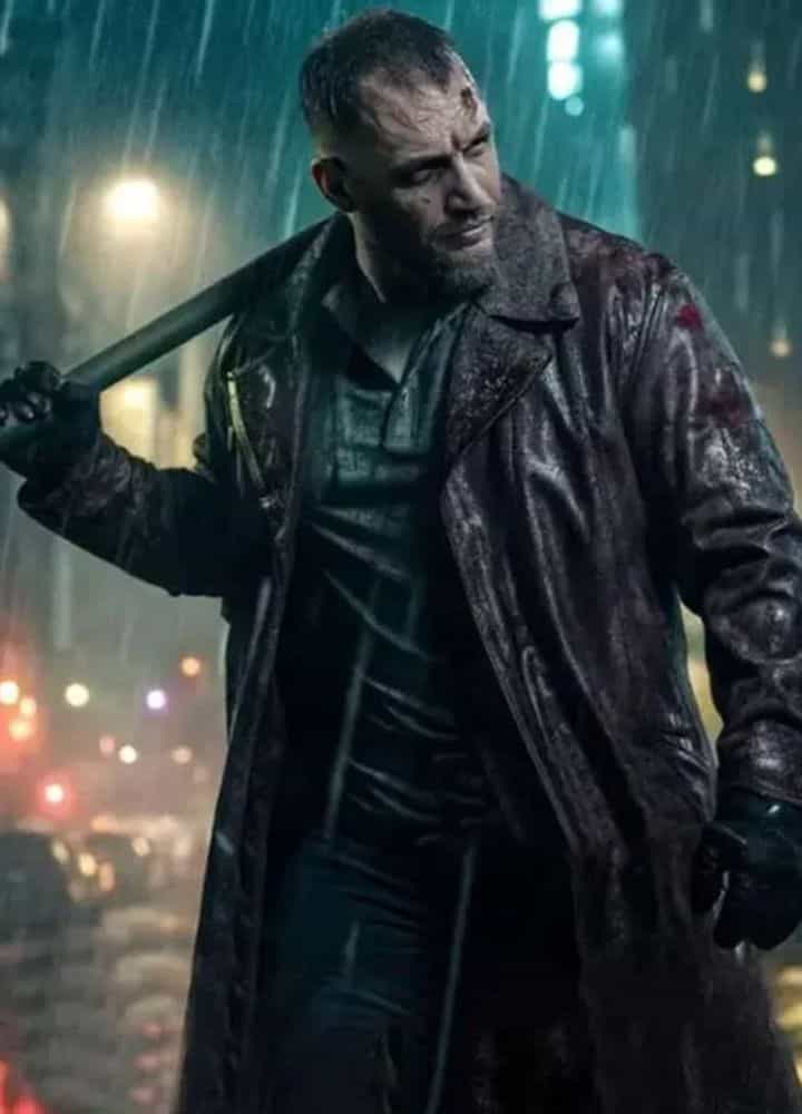 HAVOC 2025 Tom Hardy Brown Trench Coat