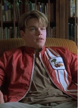 Good Will Hunting Matt Damon Red Cobra Jacket