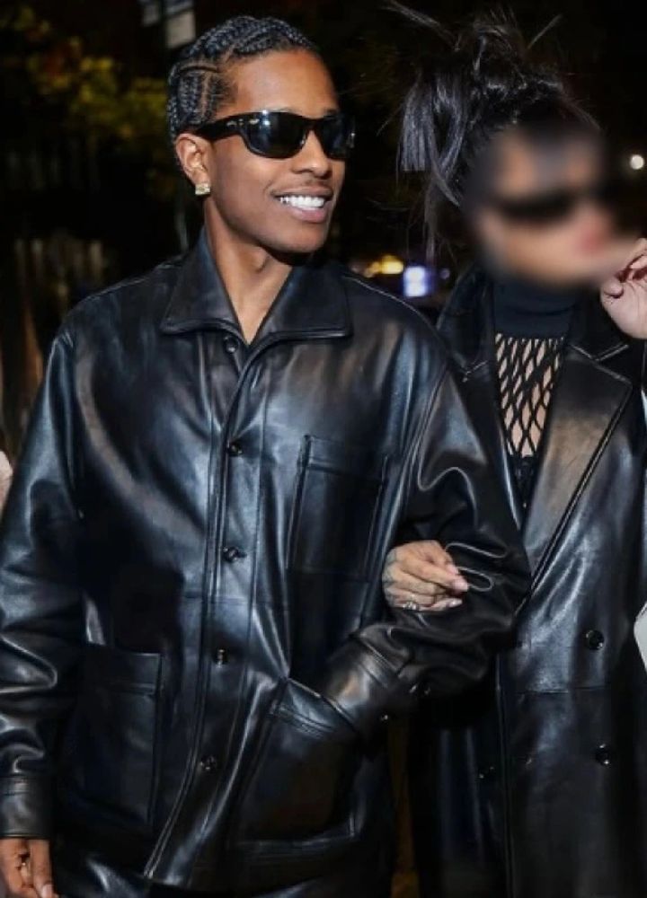 American Rapper A$AP Rocky Leather Jacket