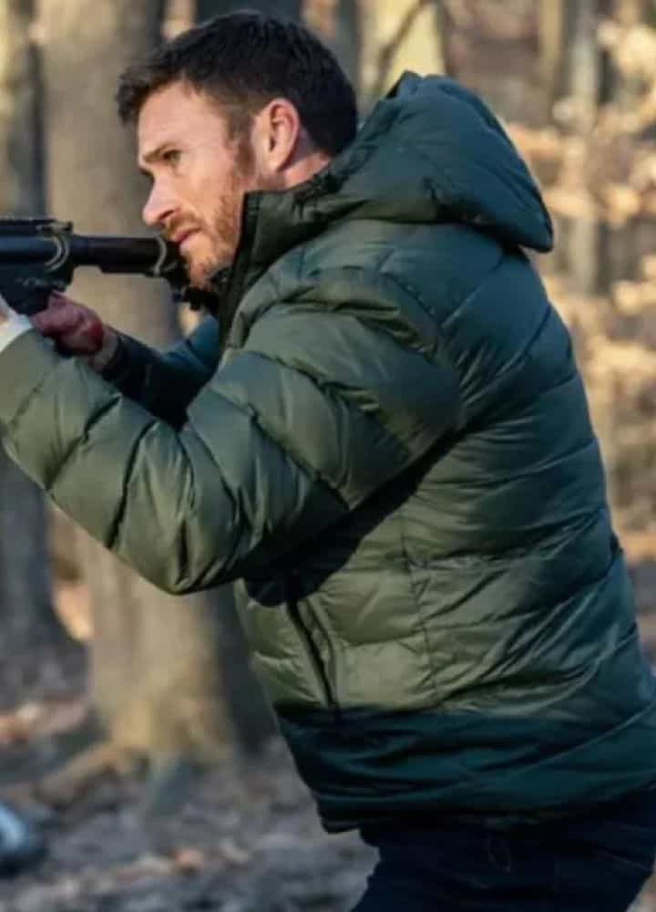 Scott Eastwood Alarum (2025) Puffer Jacket