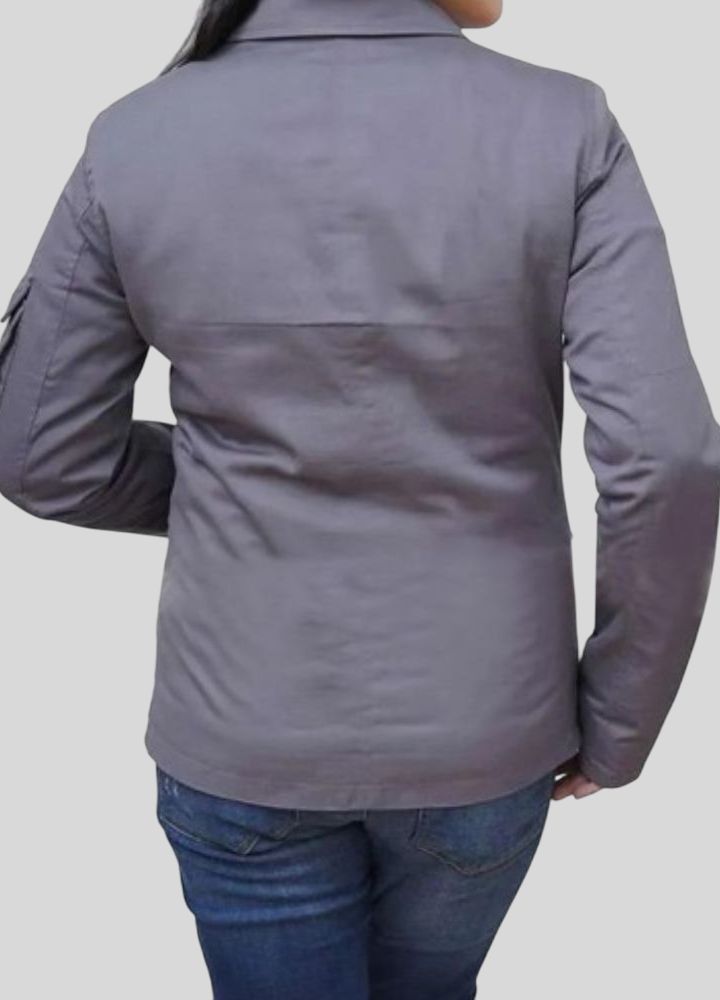 Twilight Kristen Stewart Grey Cotton Jacket