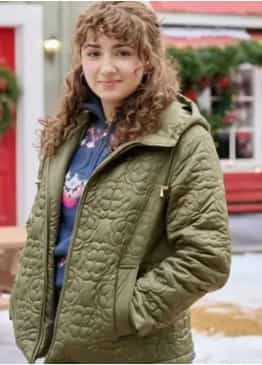 A Dance in the Snow Vanessa Burghardt Puffer Jacket