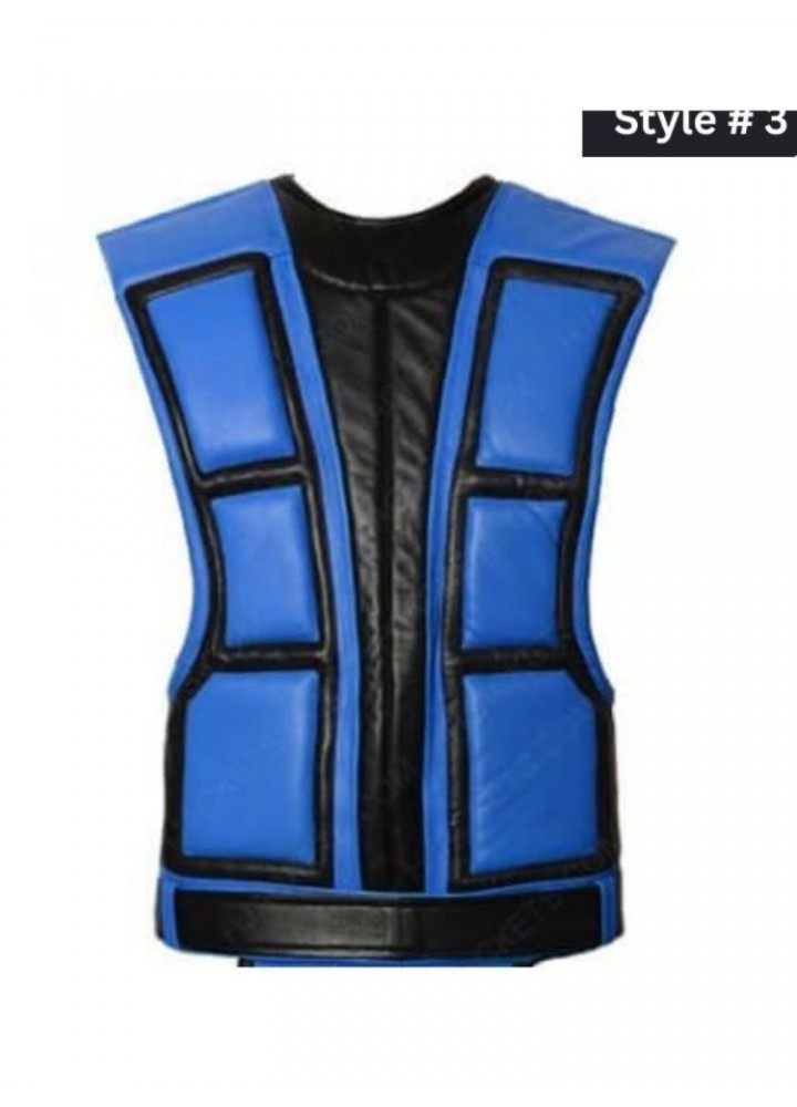 Reptilian Warrior Mortal Kombat Leather Vest Reptilian Warrior Mortal Kombat Leather Vest
