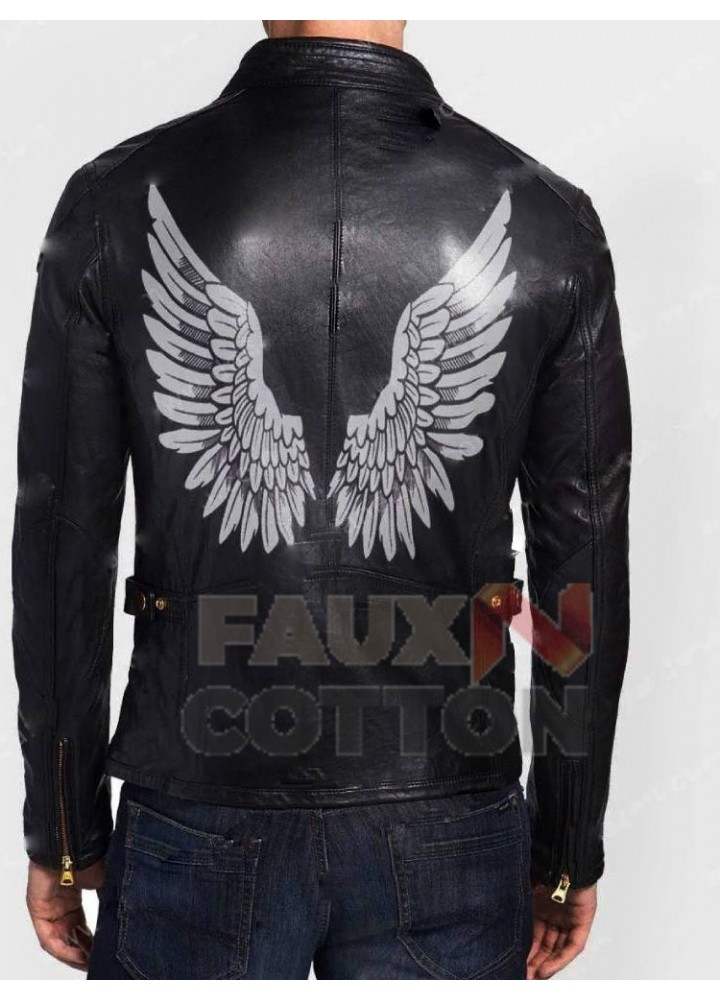 Angel Wings Leather Jacket