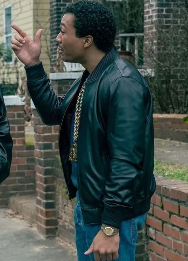 Black Mafia Family Demetrius Flenory Jr. Leather Jacket Black Mafia Family Demetrius Flenory Jr. Leather Jacket