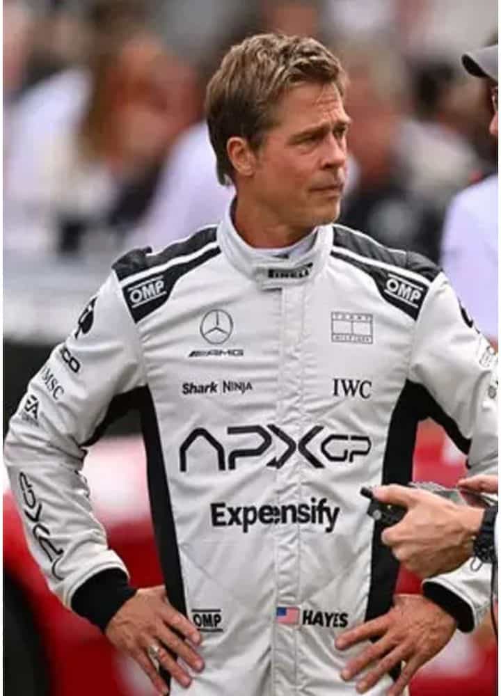 F1 Sonny Hayes (Brad Pitt) Racer Leather Jacket F1 Sonny Hayes (Brad Pitt) Racer Leather Jacket