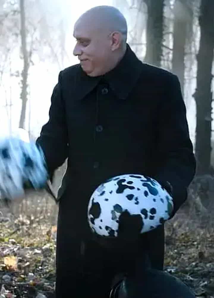 Wednesday 2022 Fred Armisen Black Coat