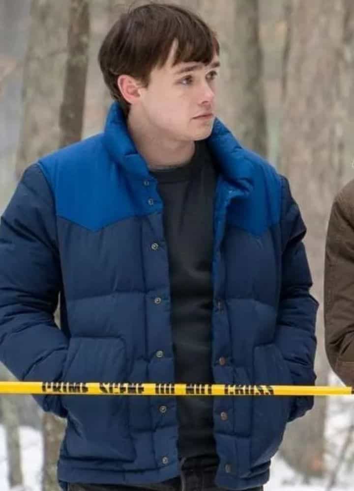 Dexter New Blood Harrison Morgan (Jack Alcott) Puffer Blue Jacket