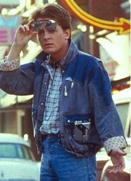 Back to The Future Michael J. Fox Denim Jacket