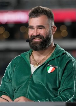 Jason Kelce Italia Green Jacket