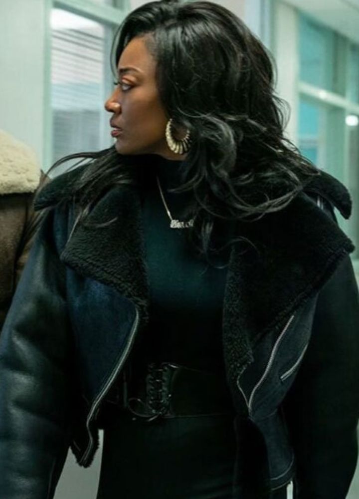 Power Book III Patina Miller Biker Jacket