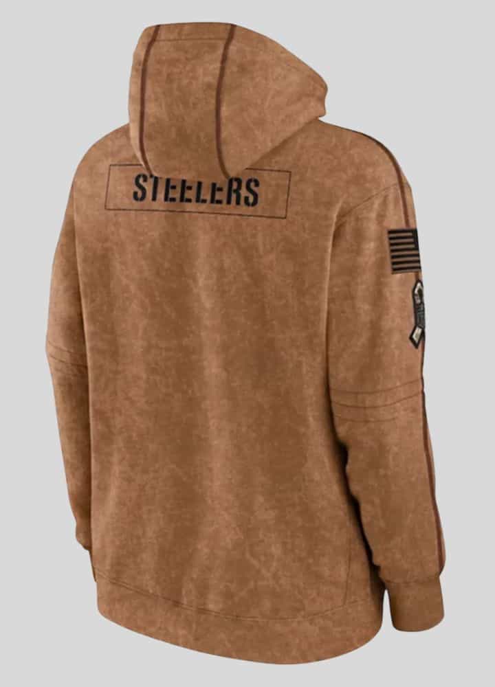 NFL Pittsburgh Steelers Brown Hoodie