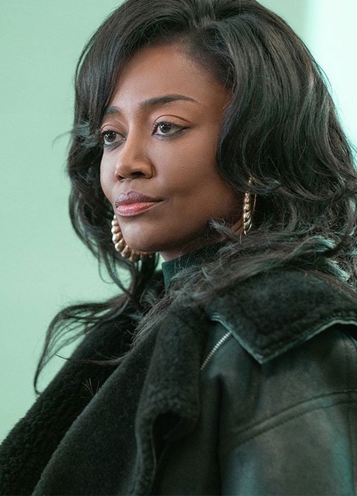 Power Book III Patina Miller Biker Jacket Power Book III Patina Miller Biker Jacket