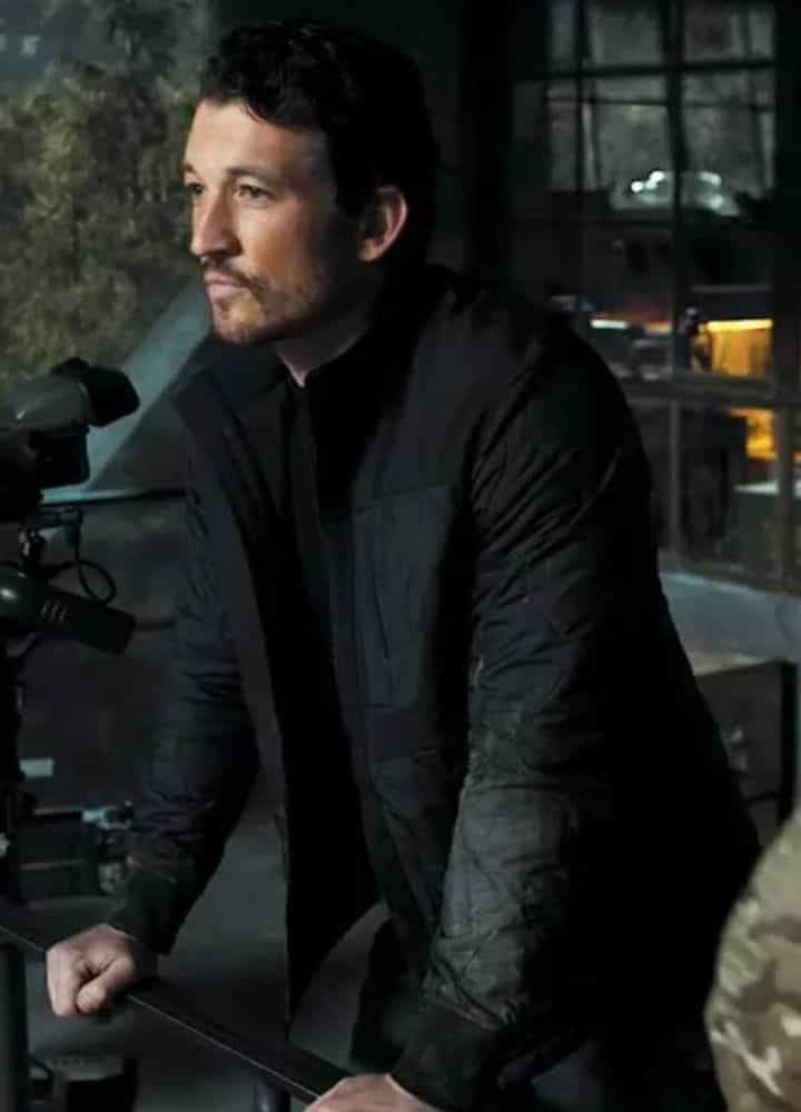The Gorge 2025 Miles Teller Black Jacket