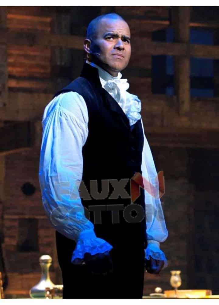 Hamilton George Washington Black Vest