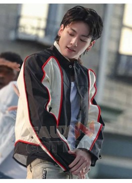Jeon Jungkook Black and White Jacket